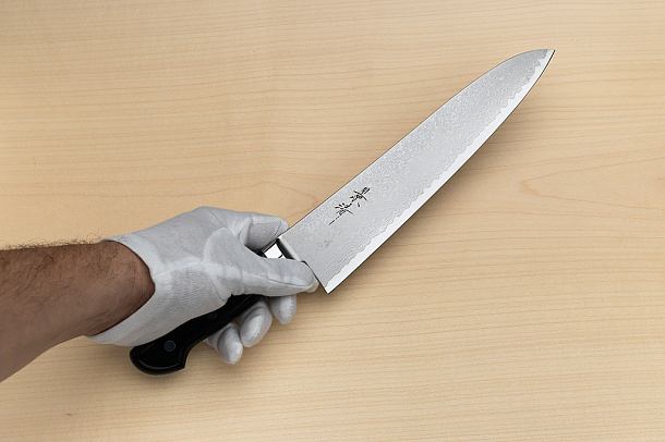Kagekiyo VG10 Damascus Gyuto knife 240mm (9.5") Micarta handle Kagekiyo VG10 Damascus Gyuto knife 240mm (9.5") Micarta handle