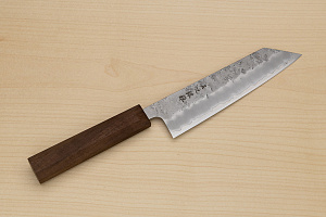 Hokiyama Ginga San-mai Silver steel 3 Bunka 170mm (6.7") Elongated Octagonal Walnut Handle