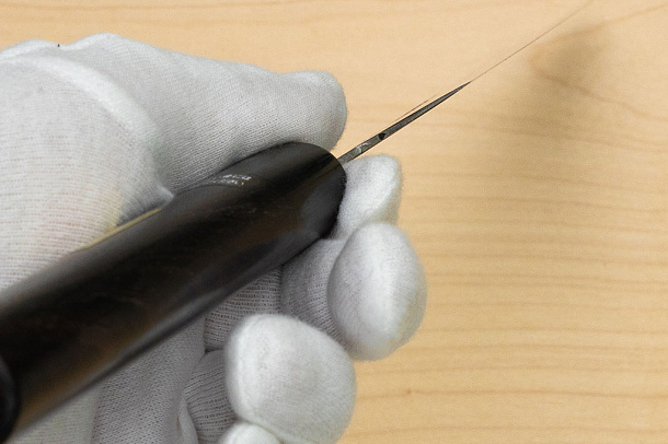 Goko Hamono Musashinokuni Kogetsu SK5 Gyuto knife 210mm (8.3") Rosewood handle Goko Hamono Musashinokuni Kogetsu SK5 Gyuto knife 210mm (8.3") Rosewood handle