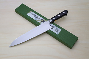 Miki SK5 Gyuto knife 240mm (9.45") Black Pakkawood handle