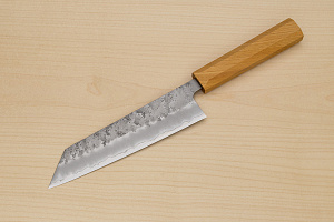 Hokiyama Ginga San-mai Silver steel 3 Bunka 170mm (6.7") Elongated Octagonal Japanese Zelkova Handle
