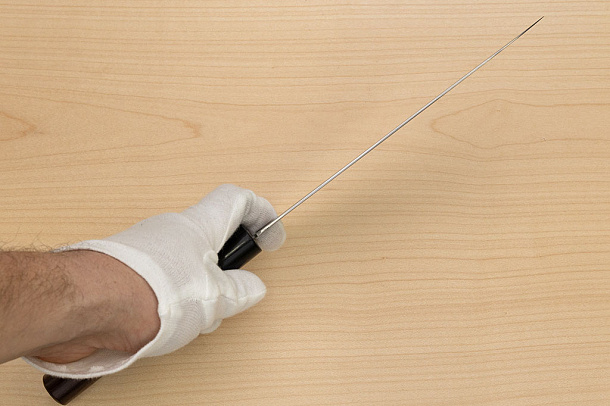 Goko Hamono Mandai Kogetsu Gyuto knife Korikin steel 210 mm (8.3") Rosewood handle Goko Hamono Mandai Kogetsu Gyuto knife Korikin steel 210 mm (8.3") Rosewood handle