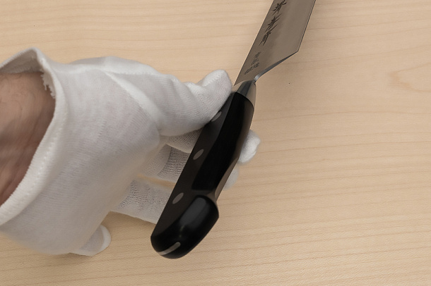 Sakai Takayuki Blue Steel 2 Santoku knife 180mm ( 7.1 ") Packer Wood handle