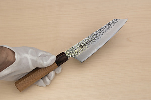 Sakai Takayuki 33-layer VG10 Damascus Bunka knife 160mm (6.3 ") Keyaki (Japanese Elm) handle