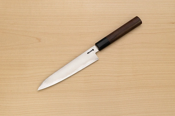 Goko Hamono Mandai Kogetsu Petty knife Korikin steel 150 mm (5.91") Rosewood handle Goko Hamono Mandai Kogetsu Petty knife Korikin steel 150 mm (5.91") Rosewood handle