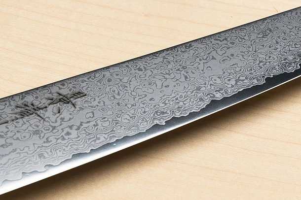 Kagekiyo VG10 Damascus Kiritsuke knife 210mm (8.3") Wood micarta Kagekiyo VG10 Damascus Kiritsuke knife 210mm (8.3") Wood micarta