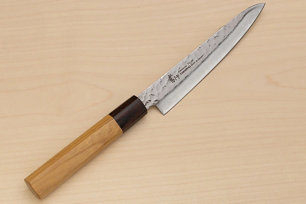 Sakai Takayuki 33-layer VG10 Damascus Petty knife 150mm (6 ") Keyaki (Japanese Elm) handle Sakai Takayuki 33-layer VG10 Damascus Petty knife 150mm (6 ") Keyaki (Japanese Elm) handle