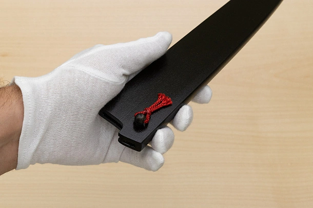 Kagekiyo Black wooden sheath for Sujihiki 270mm (10.7") lacquered with Urushi Kagekiyo Black wooden sheath for Sujihiki 270mm (10.7") lacquered with Urushi
