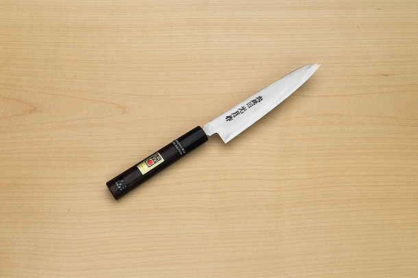 Goko Hamono Musashinokuni Kogetsu SK5 Petty knife 150mm (5.91") Rosewood handle Goko Hamono Musashinokuni Kogetsu SK5 Petty knife 150mm (5.91") Rosewood handle