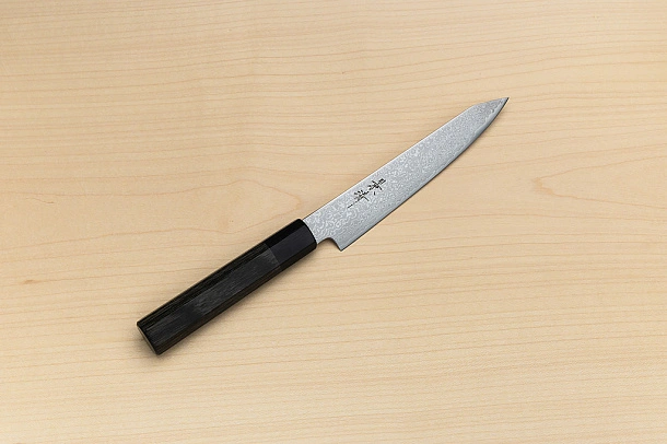 Kagekiyo VG10 Damascus Petty knife 150mm (6") Wood micarta Kagekiyo VG10 Damascus Petty knife 150mm (6") Wood micarta