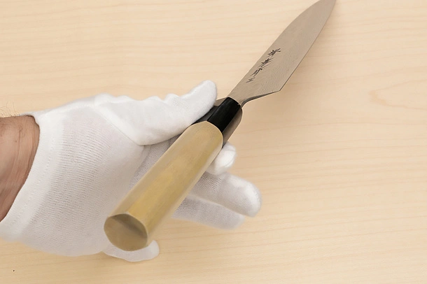 Sakai Takayuki 45-layer Damascus AUS10 Santoku knife 180mm ( 7.1 ") Magnolia/Italian resin handle Sakai Takayuki 45-layer Damascus AUS10 Santoku knife 180mm ( 7.1 ") Magnolia/Italian resin handle