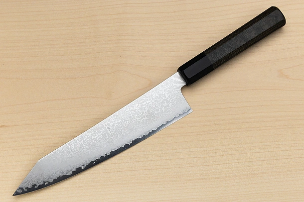 Kagekiyo VG10 Damascus Kiritsuke knife 210mm (8.3") Wood micarta Kagekiyo VG10 Damascus Kiritsuke knife 210mm (8.3") Wood micarta
