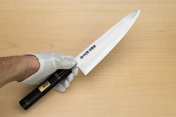 Goko Hamono Musashinokuni Kogetsu SK5 Gyuto knife 240mm (9.5") Rosewood handle Goko Hamono Musashinokuni Kogetsu SK5 Gyuto knife 240mm (9.5") Rosewood handle